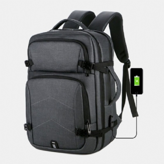 Herren Große Kapazität Wasserdichte Usb-aufladung 16-zoll-laptoptasche Business Outdoor-handtaschen-rucksack