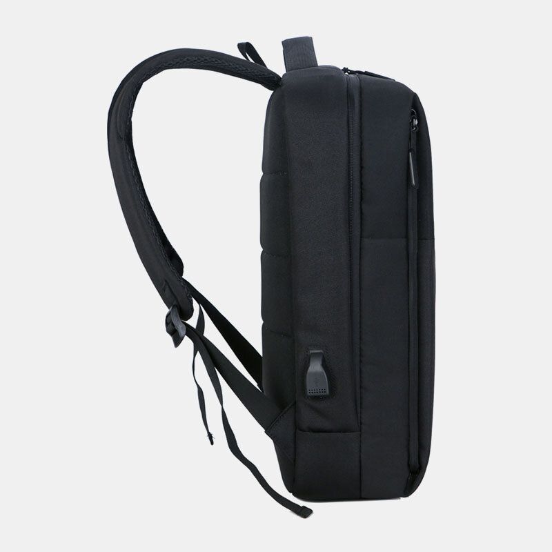 Herren Rucksack Aus Polyester Mit Usb-aufladung Und Großer Kapazität Für Business-laptoptaschen