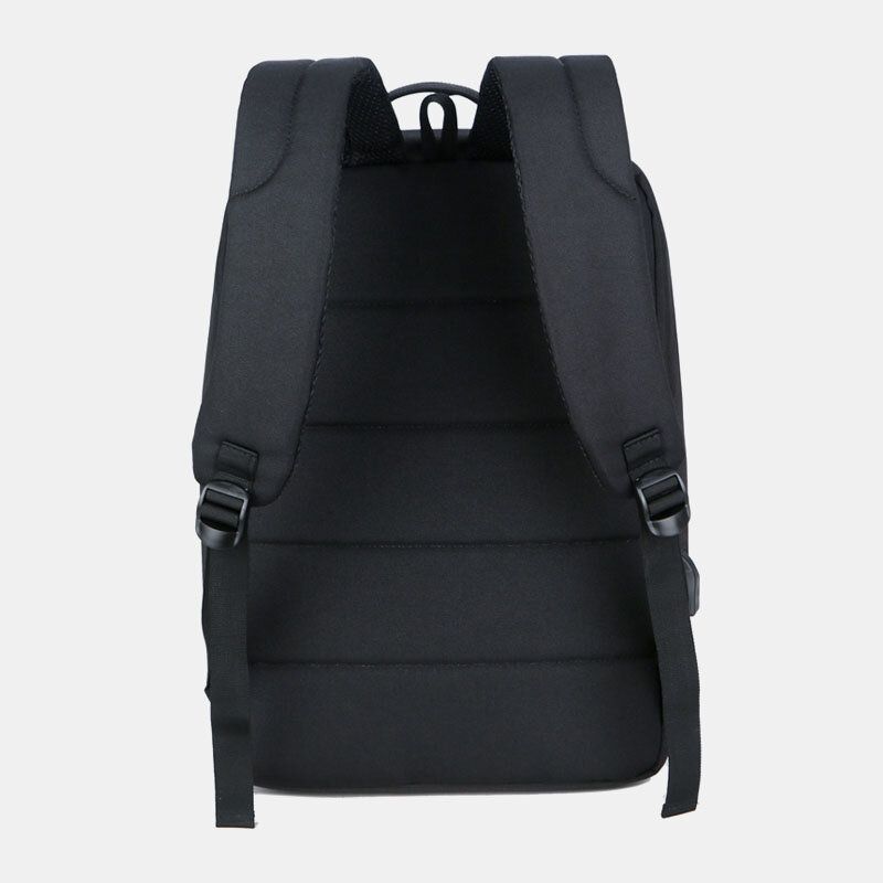 Herren Rucksack Aus Polyester Mit Usb-aufladung Und Großer Kapazität Für Business-laptoptaschen