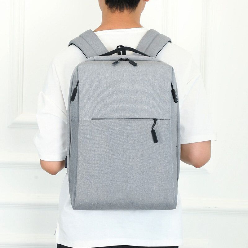 Herren Rucksack Aus Polyester Mit Usb-aufladung Und Großer Kapazität Für Business-laptoptaschen