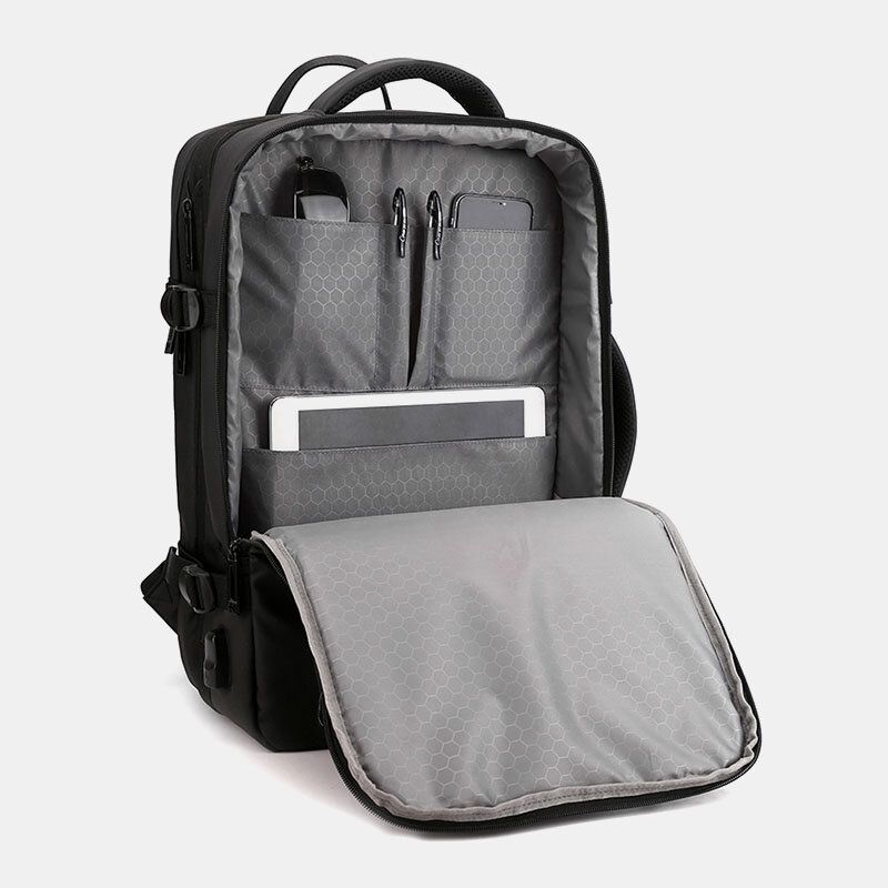 Skalierbarer Business-laptop-rucksack Für Herren Mit Großem Fassungsvermögen