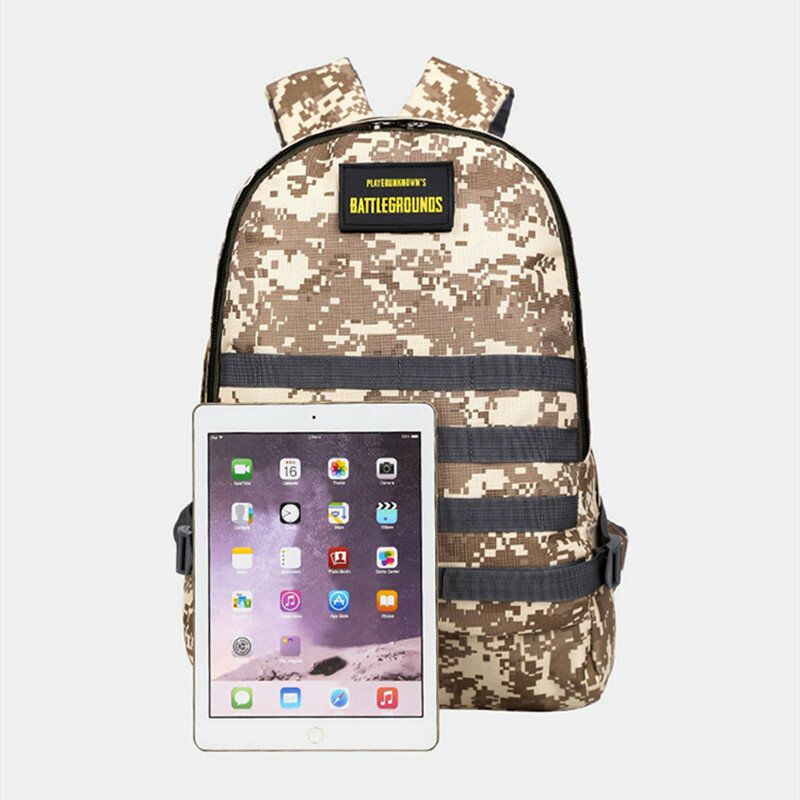 Unisex Camouflage Oxford Stoff Student Schultasche Mode Spiel Trend Rucksack