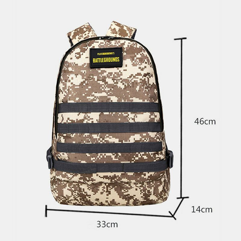 Unisex Camouflage Oxford Stoff Student Schultasche Mode Spiel Trend Rucksack