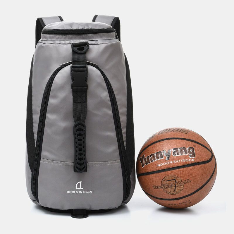 Unisex-nylon Wasserdicht Abriebfest Outdoor-aufbewahrungstasche Große Kapazität Basketball-aufbewahrungstasche Reisetasche Sporttasche Rucksack