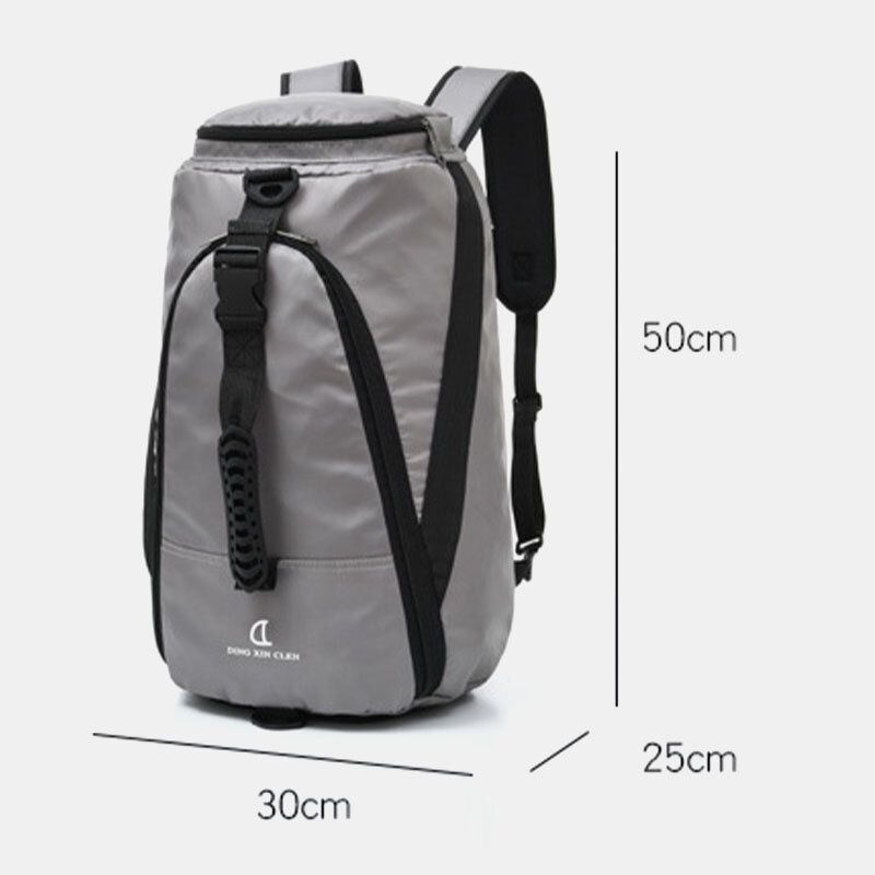 Unisex-nylon Wasserdicht Abriebfest Outdoor-aufbewahrungstasche Große Kapazität Basketball-aufbewahrungstasche Reisetasche Sporttasche Rucksack