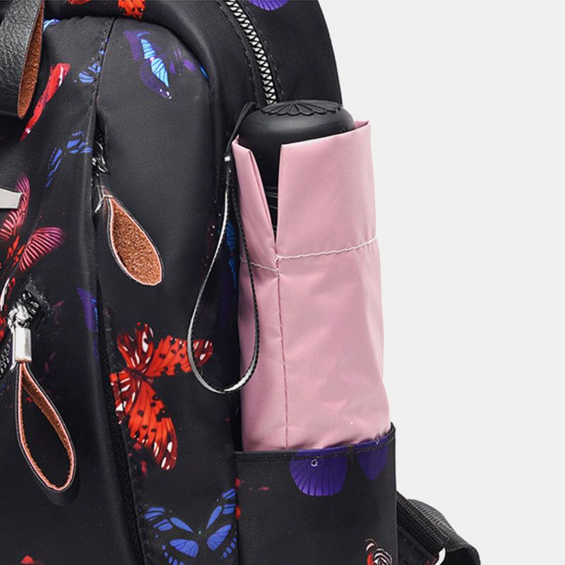 Wasserdichter Multi-carry-schmetterlingsmuster-lässiger Outdoor-rucksack Für Damen