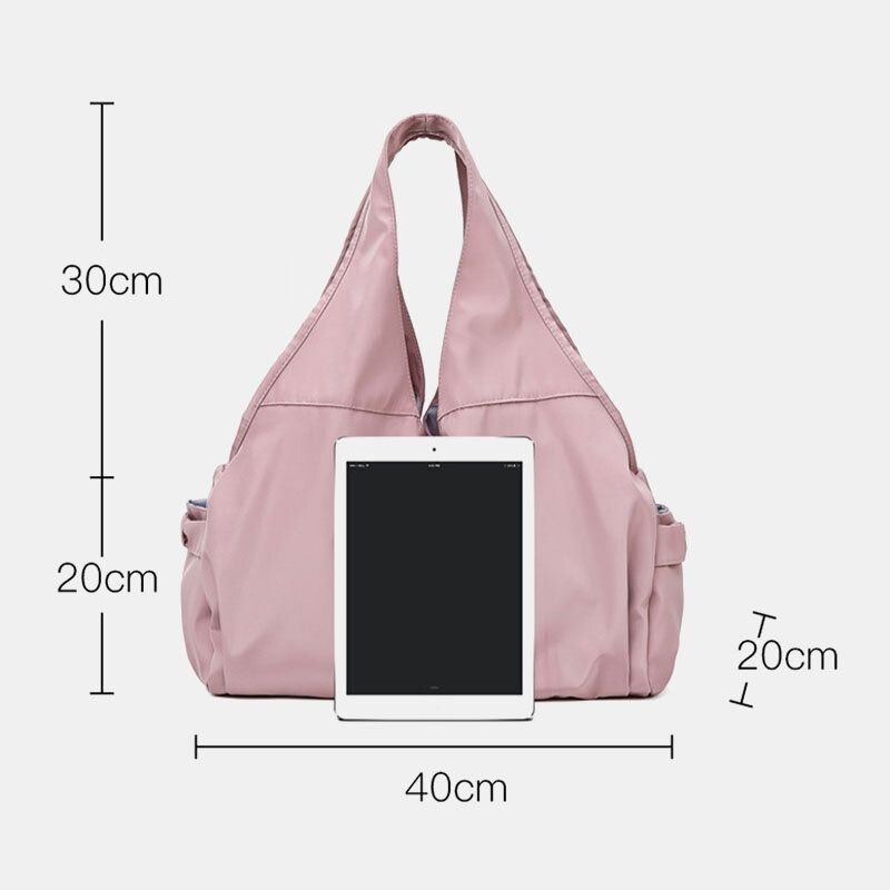 Damen Multi-fach Große Kapazität Wasserdichte Tote Handtasche Outdoor Lässige Reise Leichte Oxford Umhängetasche