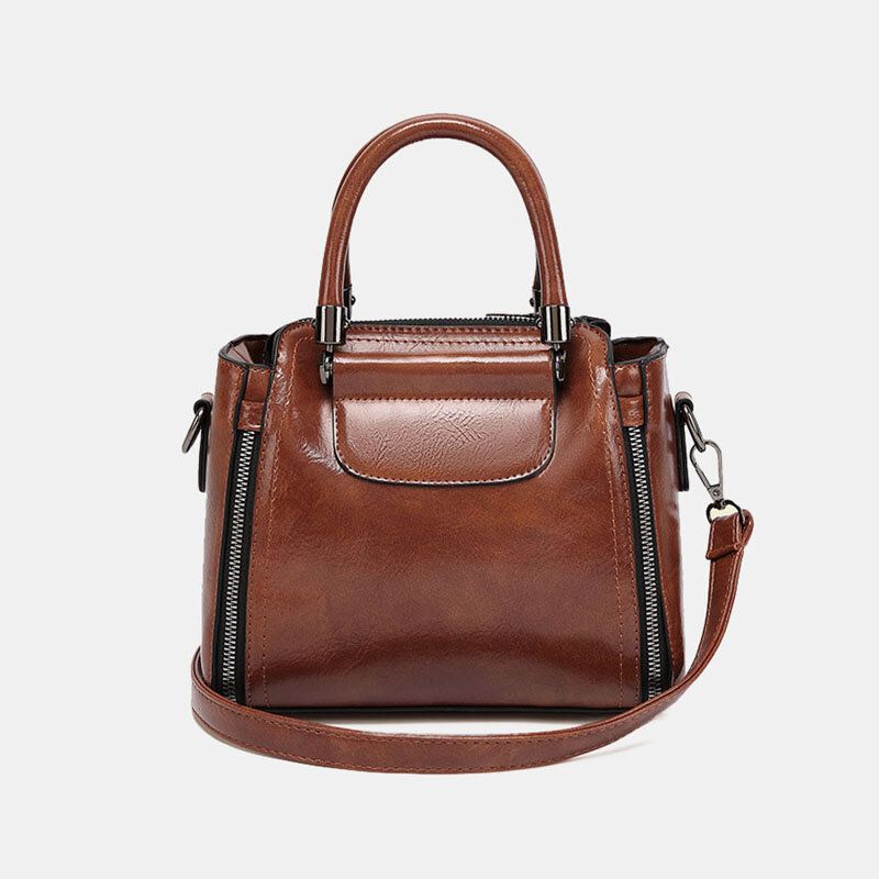 Damen Retro Große Kapazität Umhängetasche Handtasche Umhängetasche