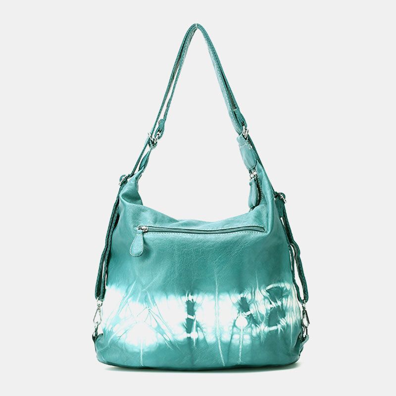 Damen Tie Dye Multi-carry Wasserdichte Umhängetasche Mit Großer Kapazität Umhängetasche Handtasche Rucksack