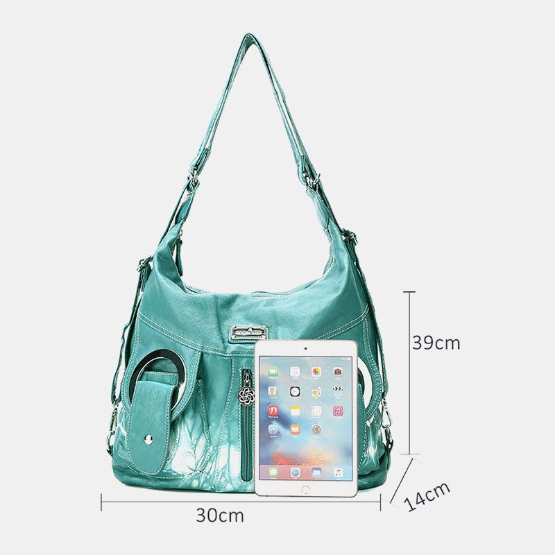 Damen Tie Dye Multi-carry Wasserdichte Umhängetasche Mit Großer Kapazität Umhängetasche Handtasche Rucksack