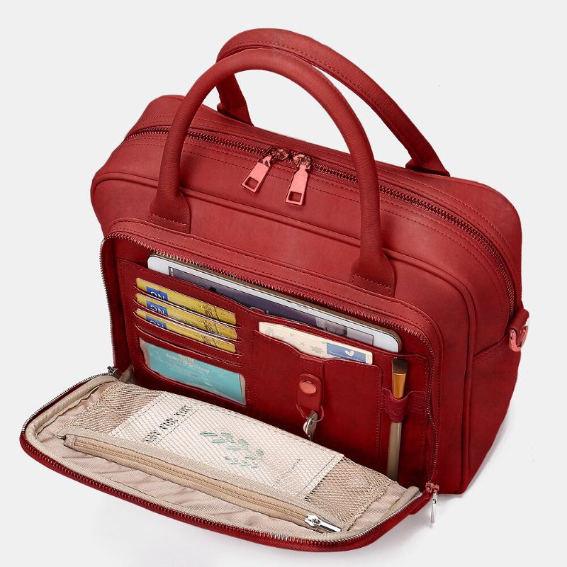 Designer-reise-laptoptasche Für Damen Solide Umhängetasche