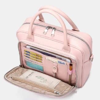 Designer-reise-laptoptasche Für Damen Solide Umhängetasche