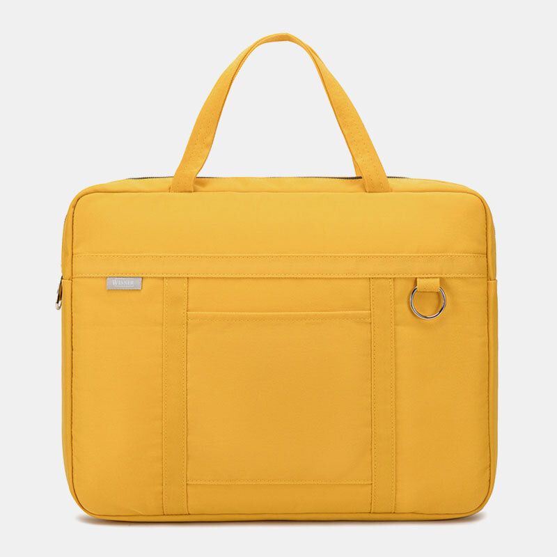 Einfache 14-zoll-laptoptasche Unisex Mehrere Taschen Handtasche Wasserdicht Stoßfest Umhängetasche Für Koffer