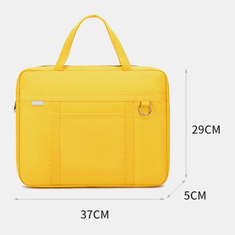 Einfache 14-zoll-laptoptasche Unisex Mehrere Taschen Handtasche Wasserdicht Stoßfest Umhängetasche Für Koffer