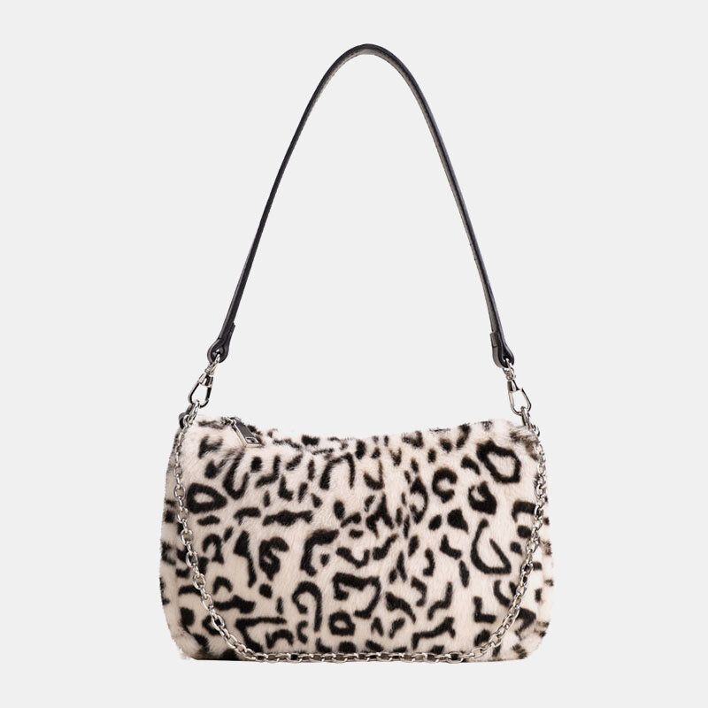 Frauen Fühlten Sich Weich Beiläufige Mode-leopard-muster-unterarm-mini-allgleiches-handtaschen-umhängetasche