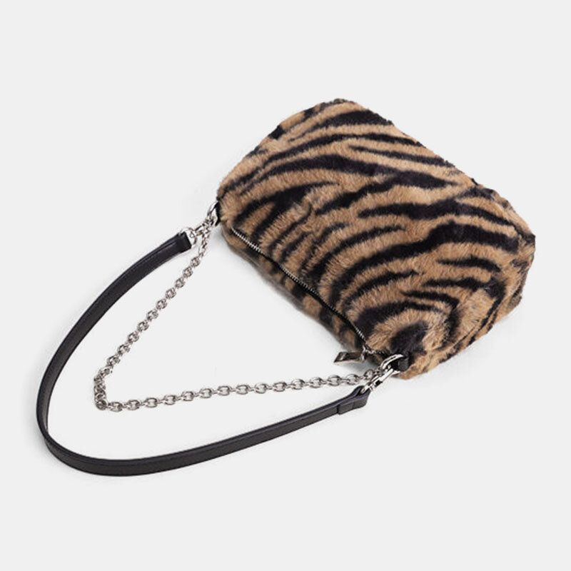 Frauen Fühlten Sich Weich Beiläufige Mode-leopard-muster-unterarm-mini-allgleiches-handtaschen-umhängetasche