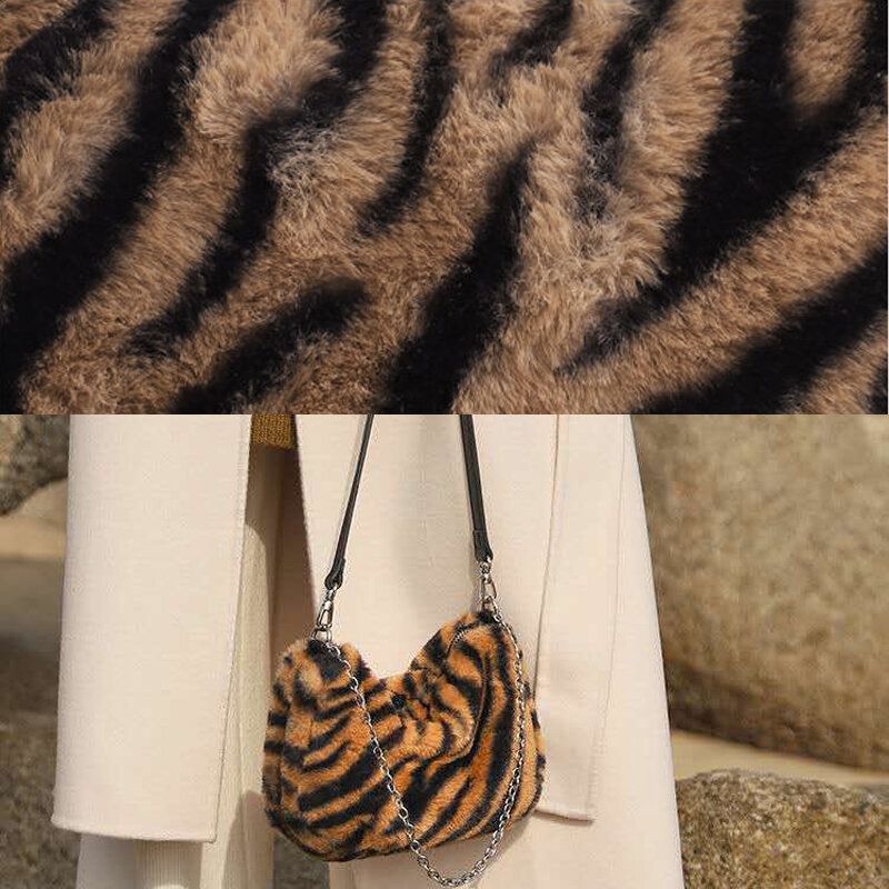 Frauen Fühlten Sich Weich Beiläufige Mode-leopard-muster-unterarm-mini-allgleiches-handtaschen-umhängetasche