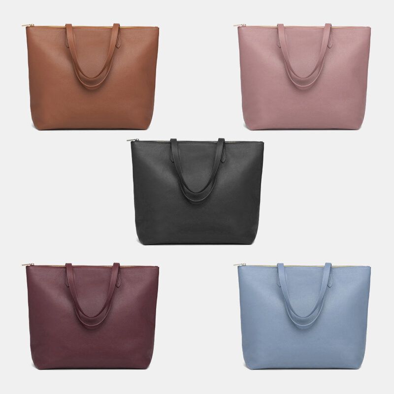 Frauen Pu-leder Schlüsselanhänger Multi-pocket Laptoptasche Mit Großer Kapazität Aktentasche Business-handtasche