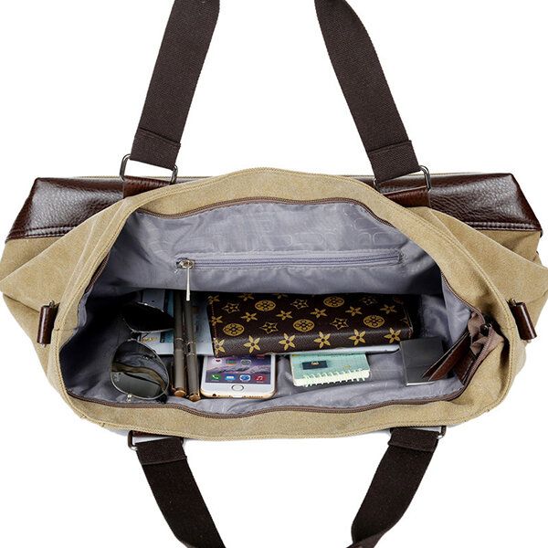 Herren Canvas Lässige Umhängetasche Handtasche Reisetasche