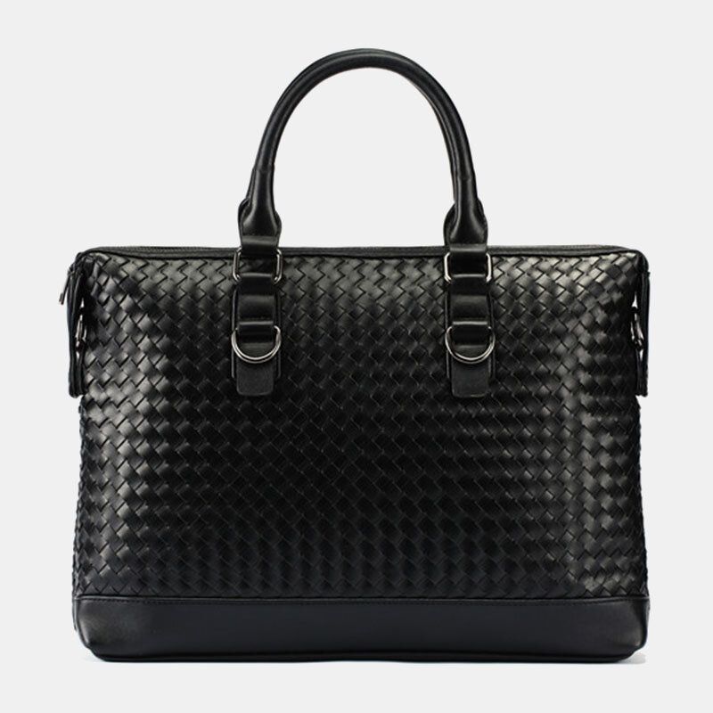 Herren Kunstleder Multi-carry 14 Zoll Laptoptasche Aktentasche Business Handtasche Umhängetasche