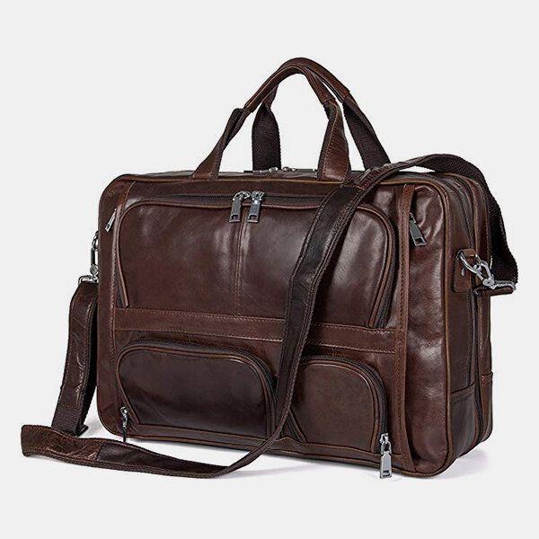 Herren Multifunktions Multi-pocket Wasserdicht 15.6 Zoll Laptoptasche Aktentasche Business Handtasche Umhängetasche Lehrertasche