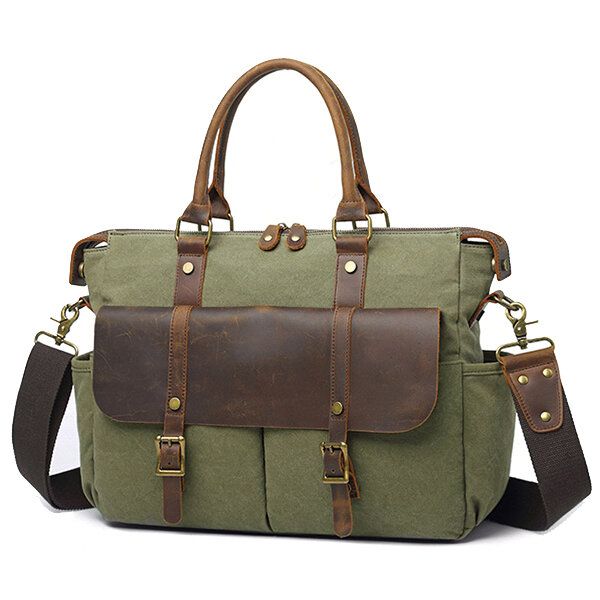 Herren Outdoor Reise Handtasche Vintage Umhängetasche Canvas Designer Tasche