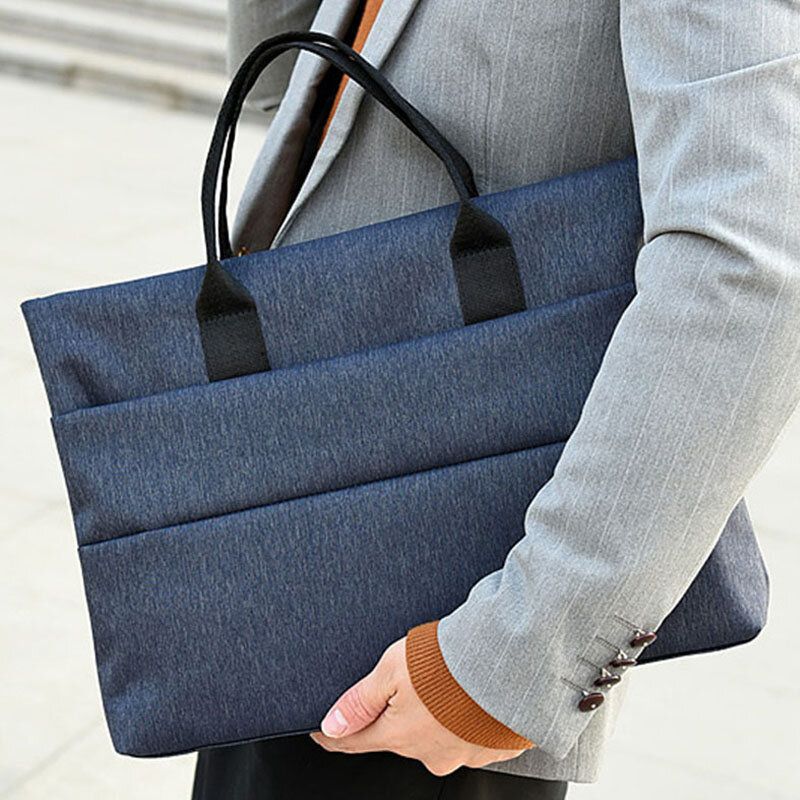 Männer Canvas Multi-layer Casual Business Outdoor Portable 13.3 Zoll Laptoptasche Handtasche