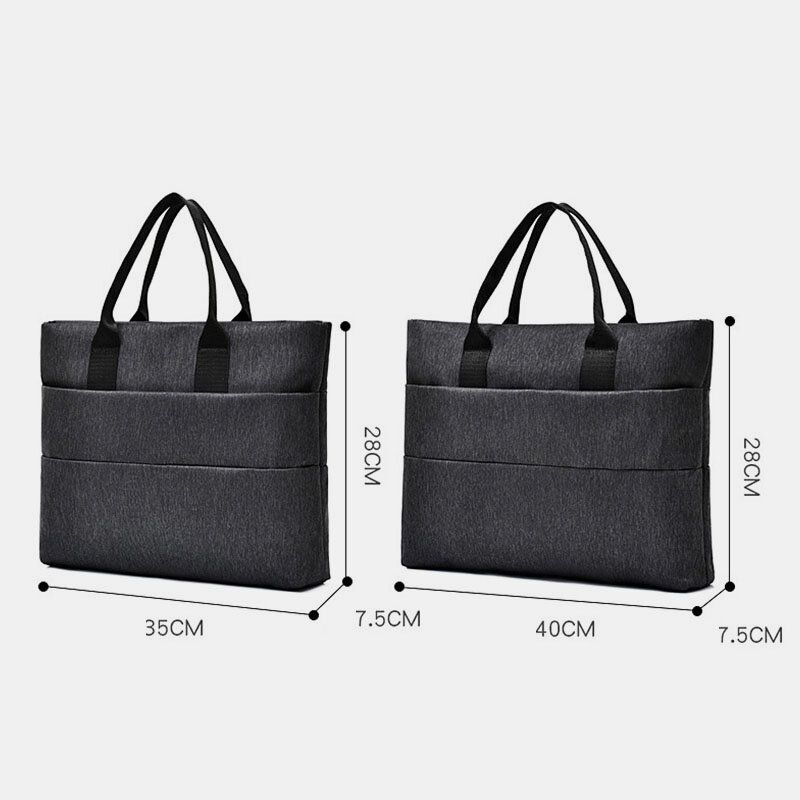 Männer Canvas Multi-layer Casual Business Outdoor Portable 13.3 Zoll Laptoptasche Handtasche