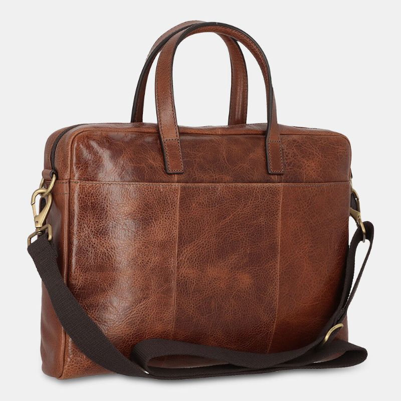 Männer Pu-leder Vintage Bussiness Vielseitige Multi-taschen Lehrertasche Aktentasche Multifunktions-umhängetasche Handtasche