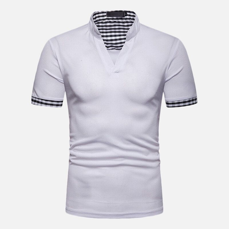 Herren-golfshirts Mit V-ausschnitt