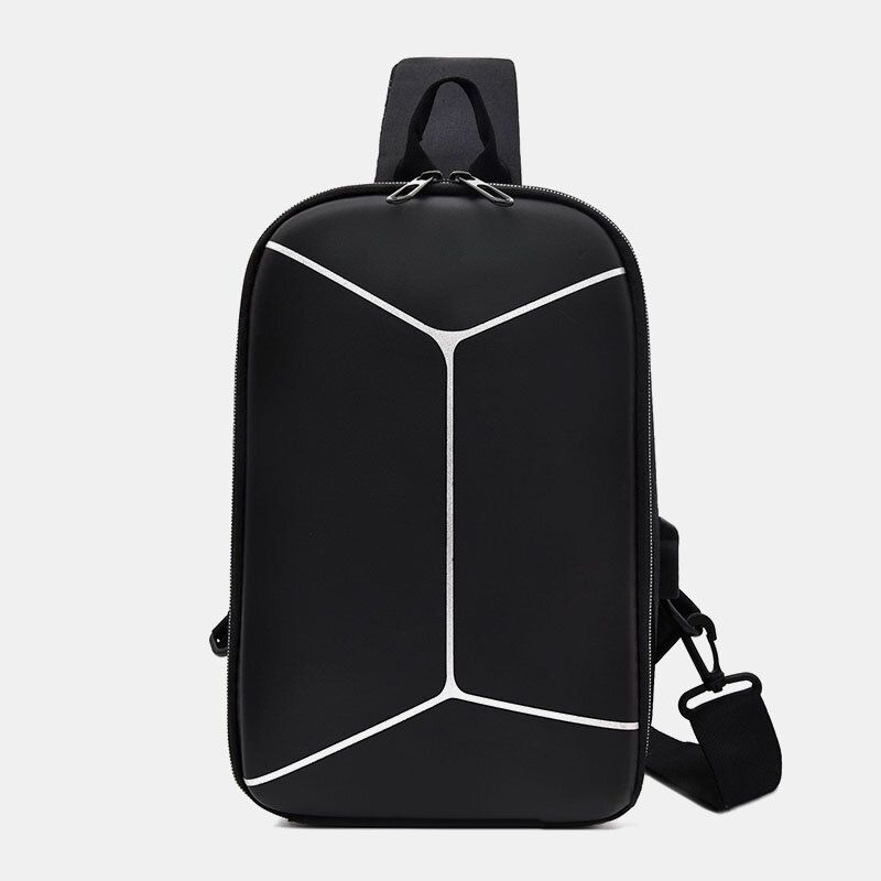 Herren Nylon Usb-lade Lässige Outdoor Kurze Brusttasche Umhängetasche