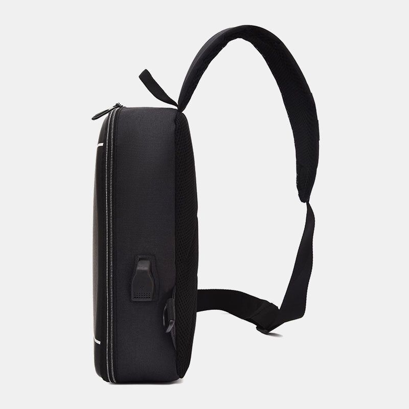 Herren Nylon Usb-lade Lässige Outdoor Kurze Brusttasche Umhängetasche