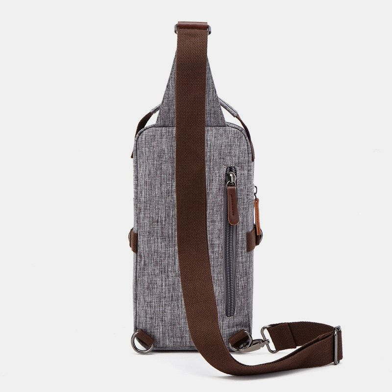 Männer Große Kapazität Wasserdicht Anti-diebstahl Outdoor Casual Umhängetaschen Brusttasche Umhängetasche