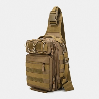 Männer Nylon Camouflage Multifunktions Große Kapazität Outdoor Angeln Umhängetaschen Brusttasche Taktische Tasche