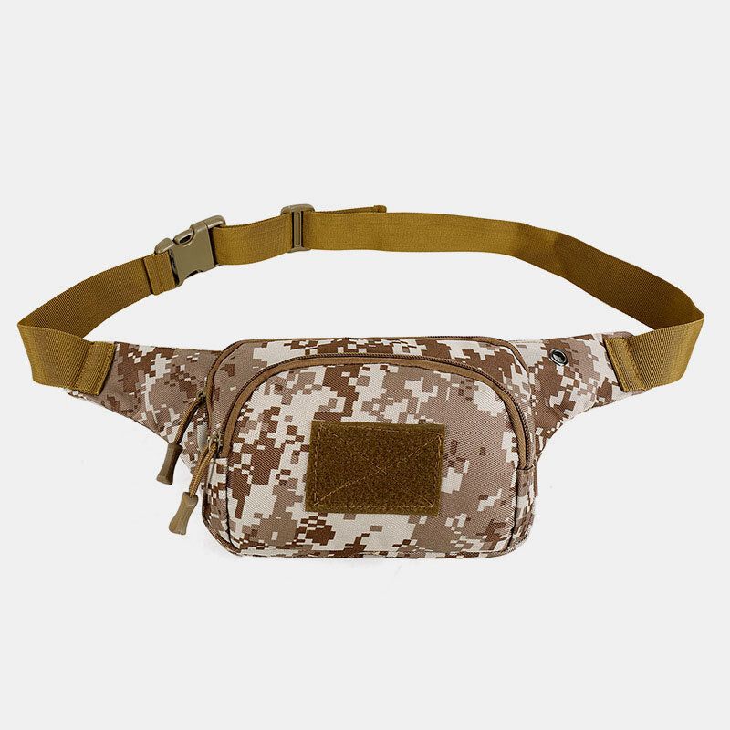 Männer Nylon Multi-carry Multi-pocket Outdoor Tactical Camouflage Reiten Gürteltasche Umhängetasche Brusttasche