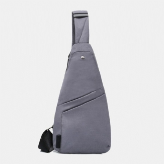 Männer Polyester Große Kapazität Multi-pocket Wasserdicht Casual Umhängetasche Brusttasche Sling Bag