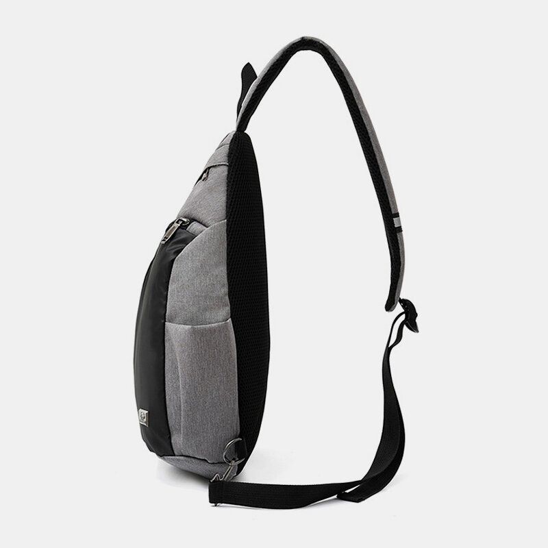 Unisex-nylon Leicht Kontrastfarbe Lässig Outdoor Reisen Multi-trage-umhängetasche Umhängetasche Brusttasche