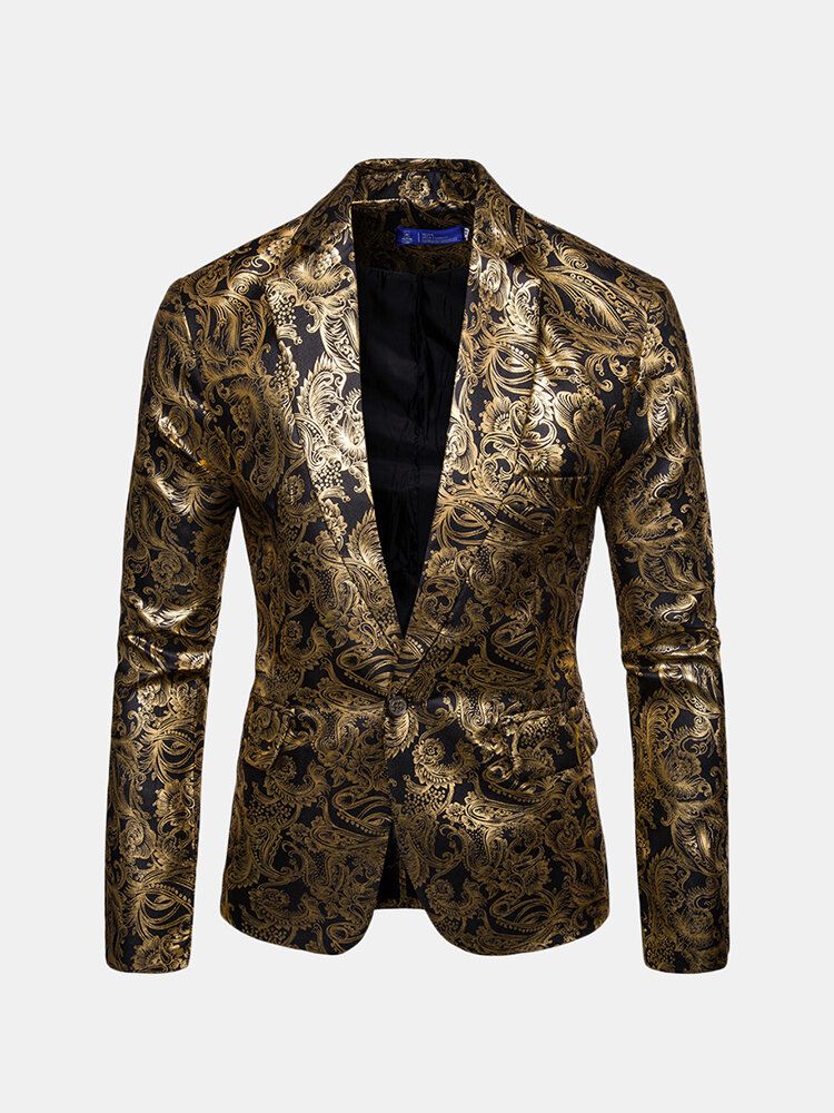 Bedruckter Blazer Für Herren