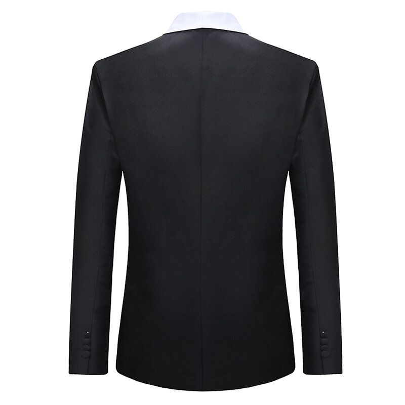 Herren Business Formale Kontrastfarbe Slim Fit Blazer Anzüge