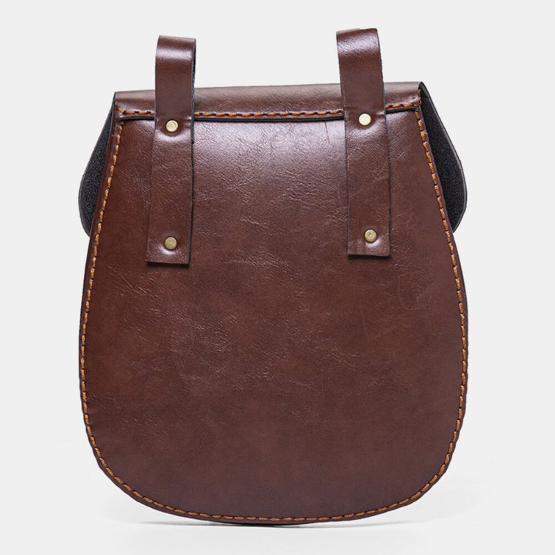 Männer Pu-leder Große Kapazität Vintage Geldbörsen Quadratische Tasche Gürteltasche