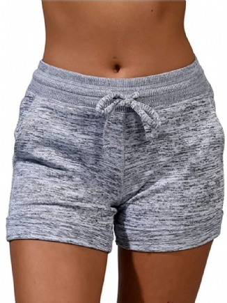 Frauen-beiläufige Elastische Taillen-radhose-sommer-sport-shorts