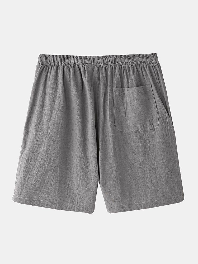 Herren-baumwoll-normallack-little-tag-lässige Shorts Mit Kordelzug Und Tasche