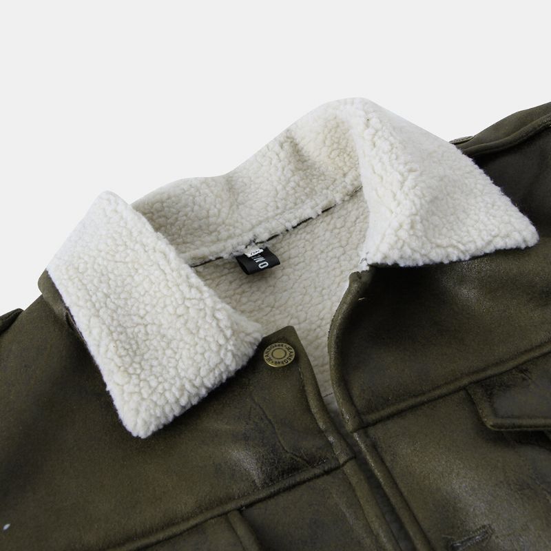 Herrenmode Berber Fleece Verdickte Jacke Freizeitmäntel