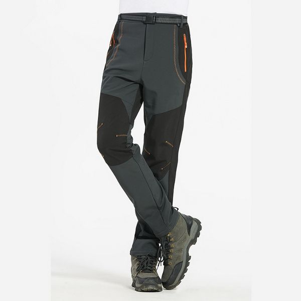 Dicke Fleece-hose Für Herren Wasserdicht Schnell Trocknend Für Camping Klettern Wandern Softshell-hose