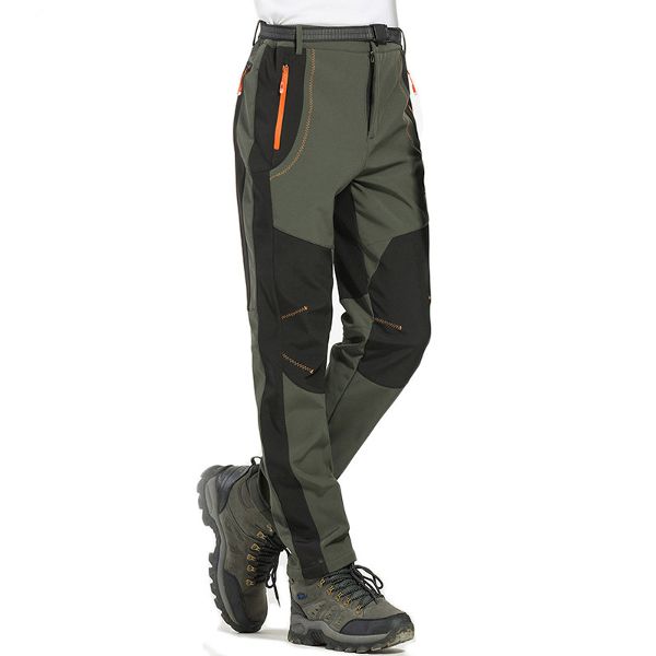 Dicke Fleece-hose Für Herren Wasserdicht Schnell Trocknend Für Camping Klettern Wandern Softshell-hose