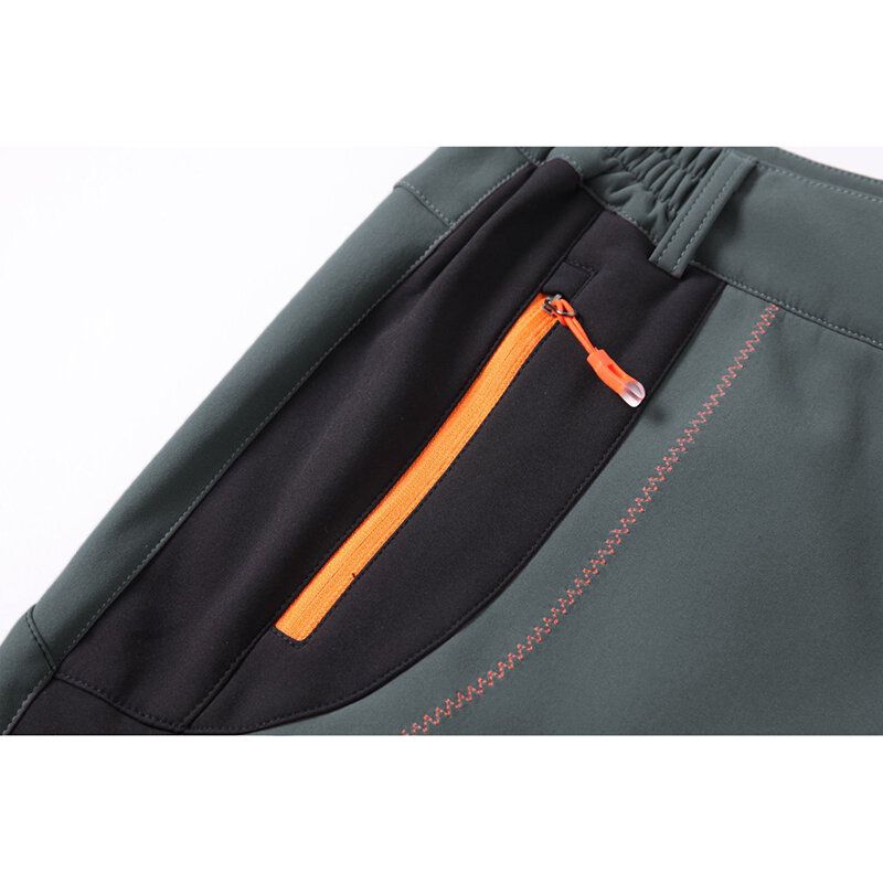 Dicke Fleece-hose Für Herren Wasserdicht Schnell Trocknend Für Camping Klettern Wandern Softshell-hose