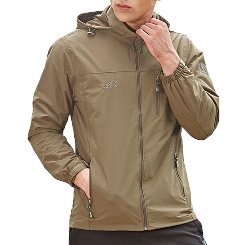 Leichte Winddichte Wasserdichte Schnell Trocknende Outdoor-jacke