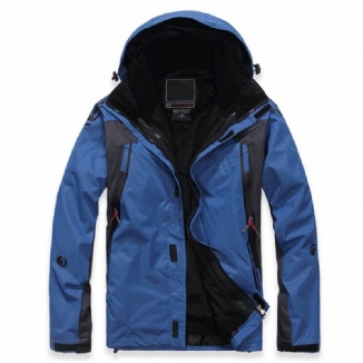 Zweiteilige Wasserdichte Windbreaker-outdoor-skijacke Für Herren